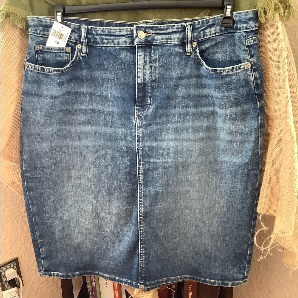 NEW Ralph Lauren Denim Skirt Size 20